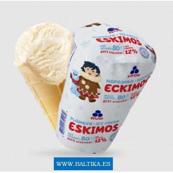 Сливочный пломбир в вафельном стаканчике, 70гp